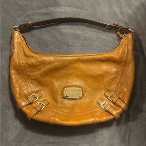 Michael Kors Caramel Leather Hobo Bag
